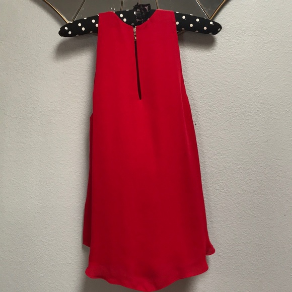 L'agence red silk blouse - Picture 3 of 6